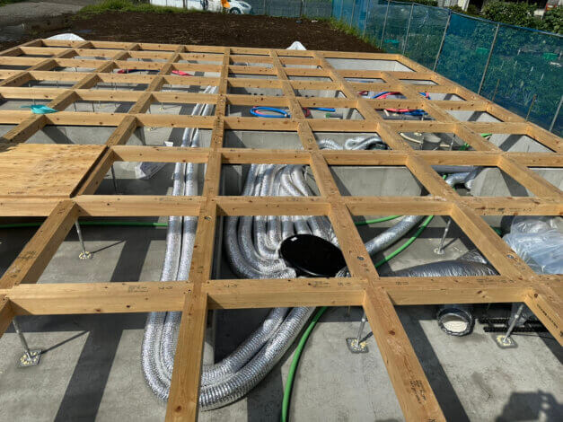 富士吉田市にて断熱等性能等級7のN様邸着工！一種換気 澄家も施工中