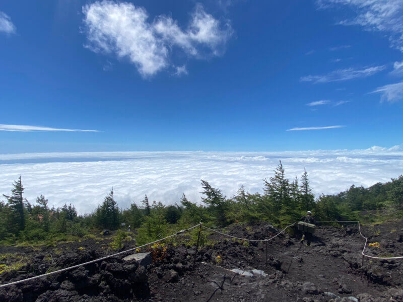 静岡富士山五合目雲海