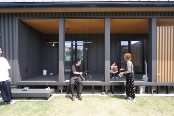 セミオーダー住宅KIBACOの家　平屋のオーナーズムービーの撮影に伺いました。