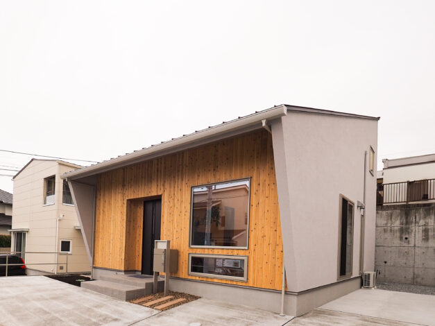 平屋みたいな二階建て新モデルハウスご案内しました