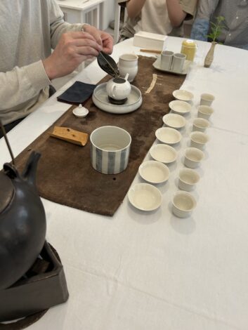 日々のこと　三人展　一期一会のお茶淹れ【山本ブログ】