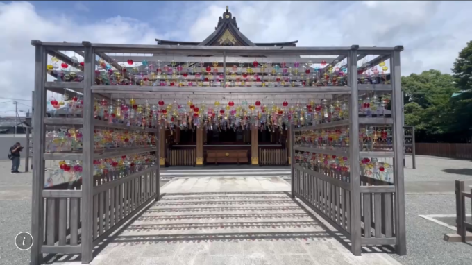 涼を求めて富知六所浅間神社風鈴祭りへ🎐