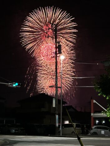 日々のこと　四季を感じる暮らし　花火　【山本ブログ】
