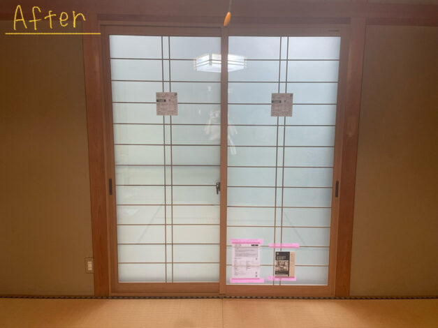 【リフォーム施工紹介28】和室用内窓設置工事｜富士宮市