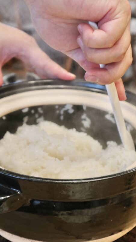 静岡県富士市グルメ　土鍋ごはん定食米えにし　朝ごはん