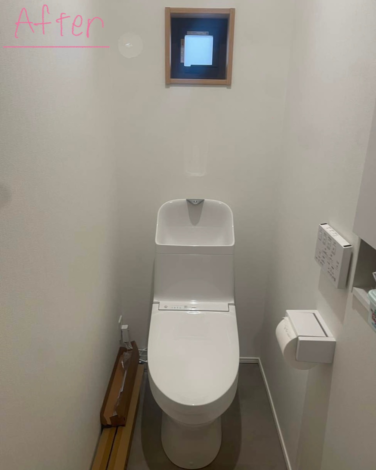 【リフォーム施工紹介45】トイレ交換工事｜富士市