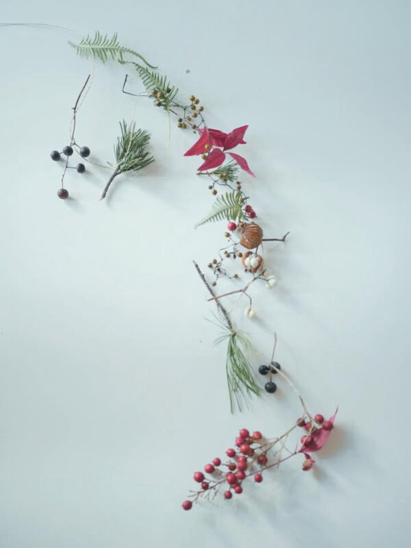 山梨県富士吉田市ワークショップ国産の精麻ものつくりガーランドドライフラワー