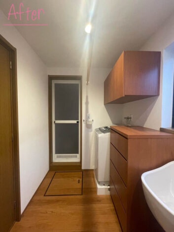 【リフォーム施工紹介64】造作収納棚取付け工事｜静岡市