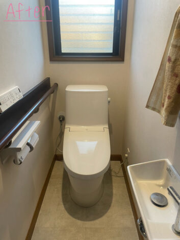 【リフォーム施工紹介67】トイレ交換改修工事｜富士宮市