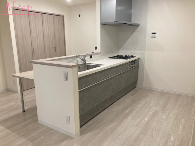 【リフォーム施工紹介72】キッチン交換改修工事｜富士市