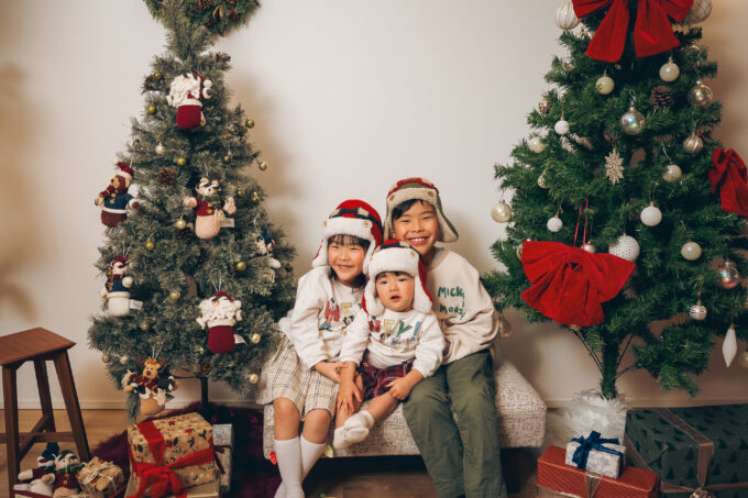 クリスマスファミリーフォト撮影会を開催しました*＊〈沼津モデルハウス〉