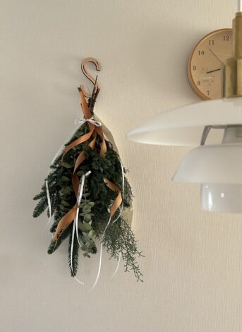 日々のこと　自宅のクリスマス スワッグ【山本ブログ】