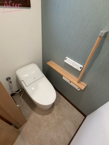 【リフォーム施工紹介103】トイレ交換工事｜富士市