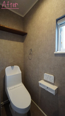 【リフォーム施工紹介104】トイレ交換工事｜富士宮市