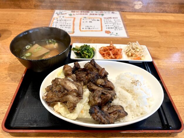 富士市のお得ランチ｜韓国料理「李家」(イガ）炭焼き豚カルビ定食を実食！