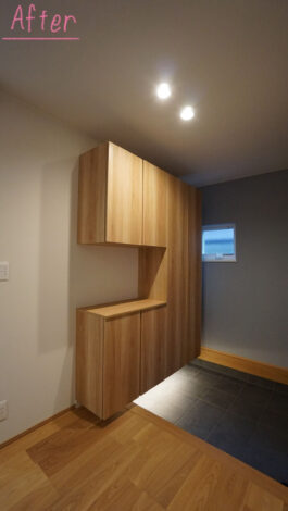 【リフォーム施工紹介108】シューズボックス交換工事｜富士宮市