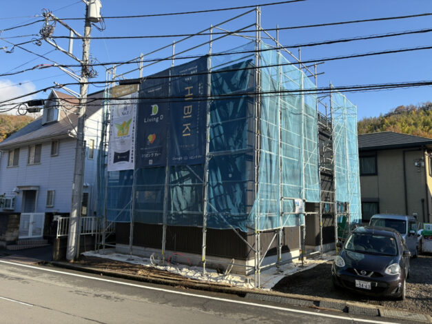 東部エリアにて高性能セミオーダー住宅KIBACO 3棟施工中！【沼津支店】