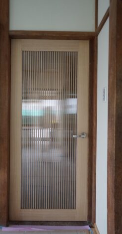 代々受け継がれている築50年の家　造作建具・仕上げ工事中【山本ブログ】