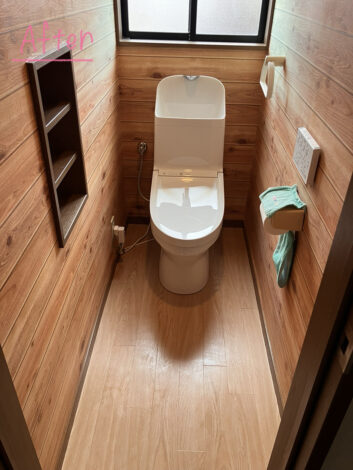 【リフォーム施工紹介129】トイレ交換改修工事｜山梨県