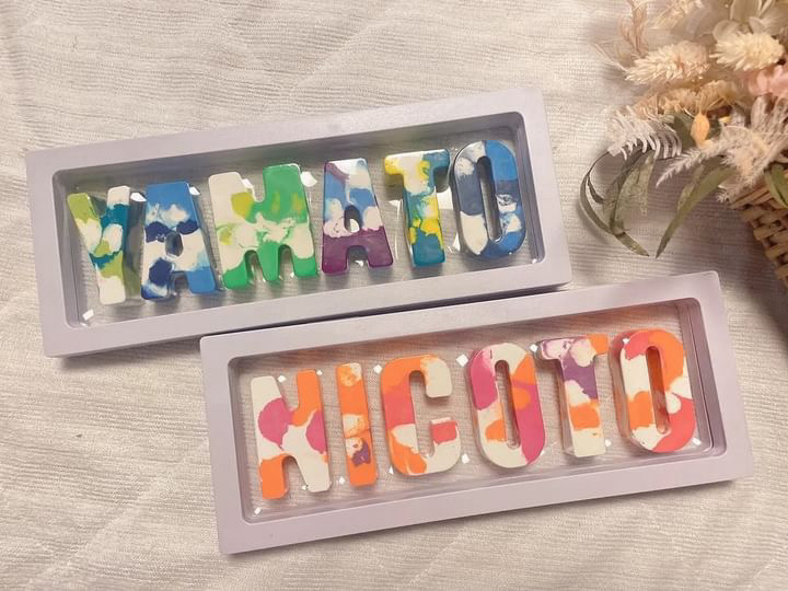 藤枝おなまえクレヨンワークショップリビングディー