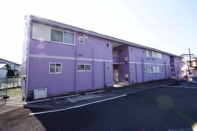賃貸アパート『富士市三ツ沢 3DK』車の通りが少ない静かな住宅地