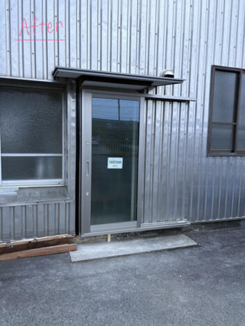 【リフォーム施工紹介170】玄関ドア交換改修工事｜富士市