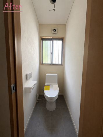 【リフォーム施工紹介174】トイレ交換改修工事｜富士宮市